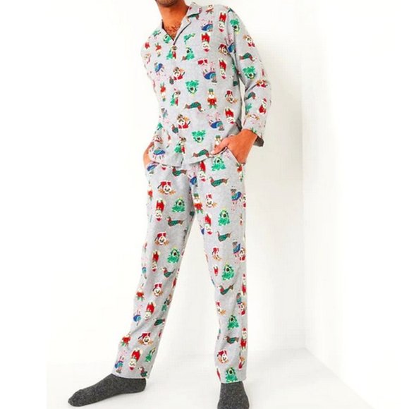Old Navy Other - NWT L mens dogs doodles lab cats corgi family pajamas pugs christmas old navy pj